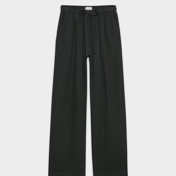 NWT Aritzia LITTLE MOON AirPlush Cotton Sail Pant Black - Picture 6 of 10
